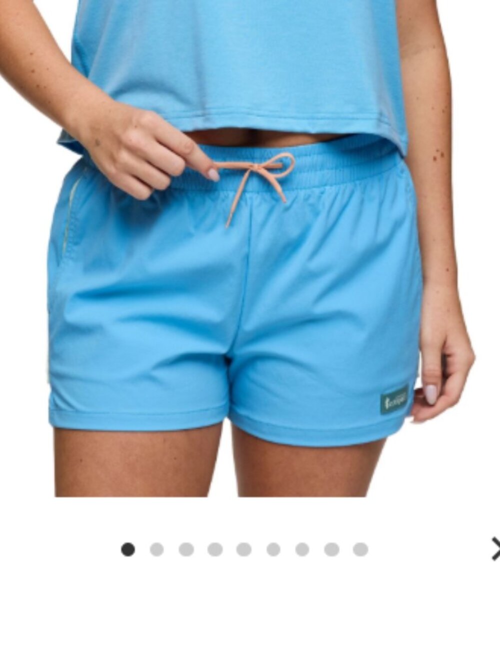 Cotopaxi Women's Small Brinco Solid Short Isl Blue 3" Inseam NWT Hiking Pocket